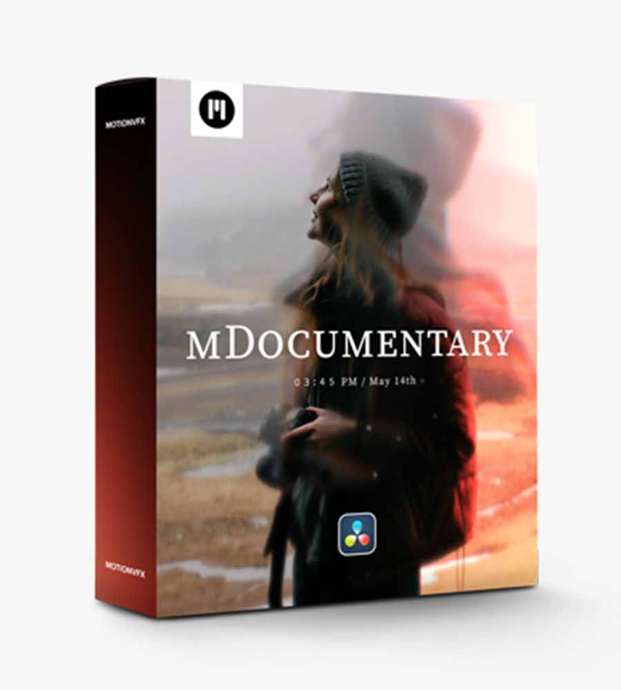 Motionvfx mDocumentary for davinci resolve