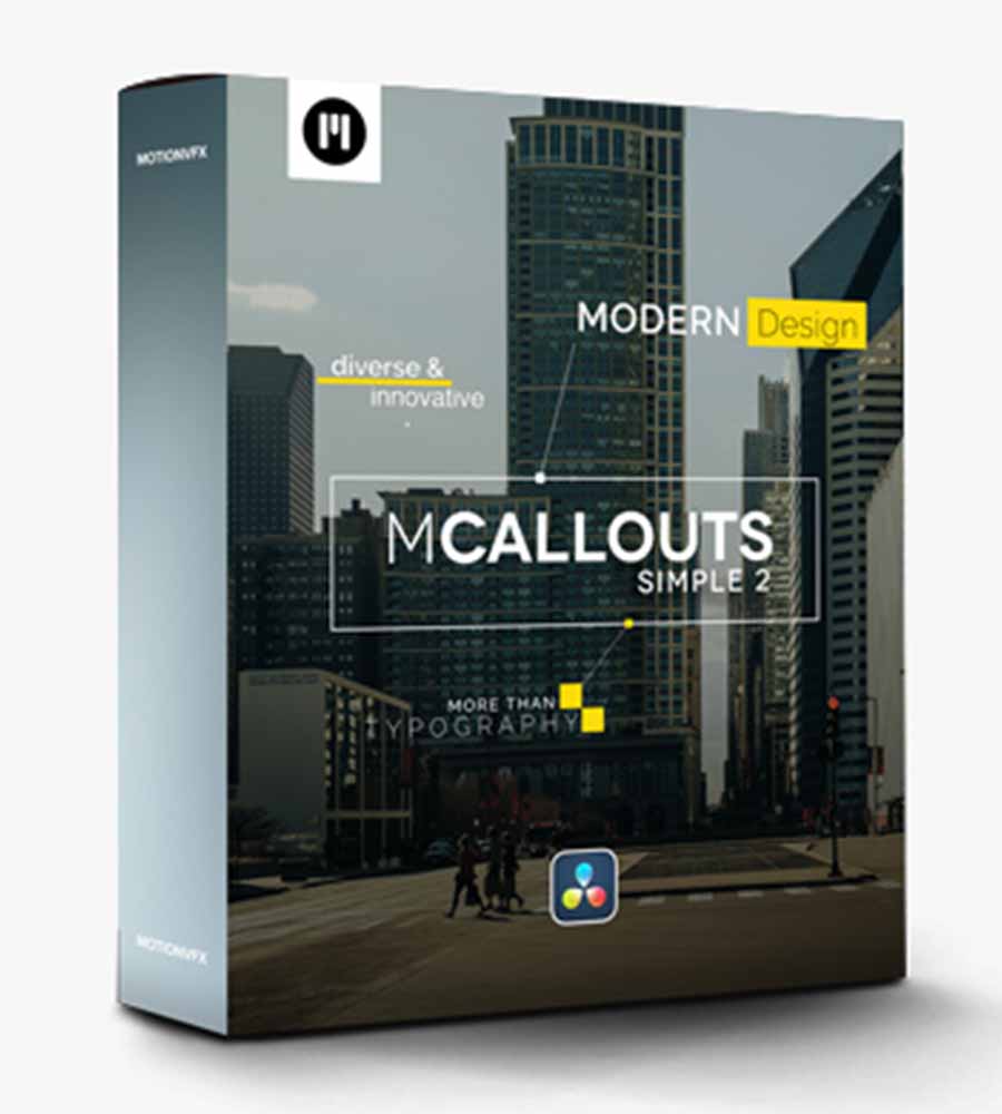 Motionvfx mCallouts Simple 2 for Davinci Resolve