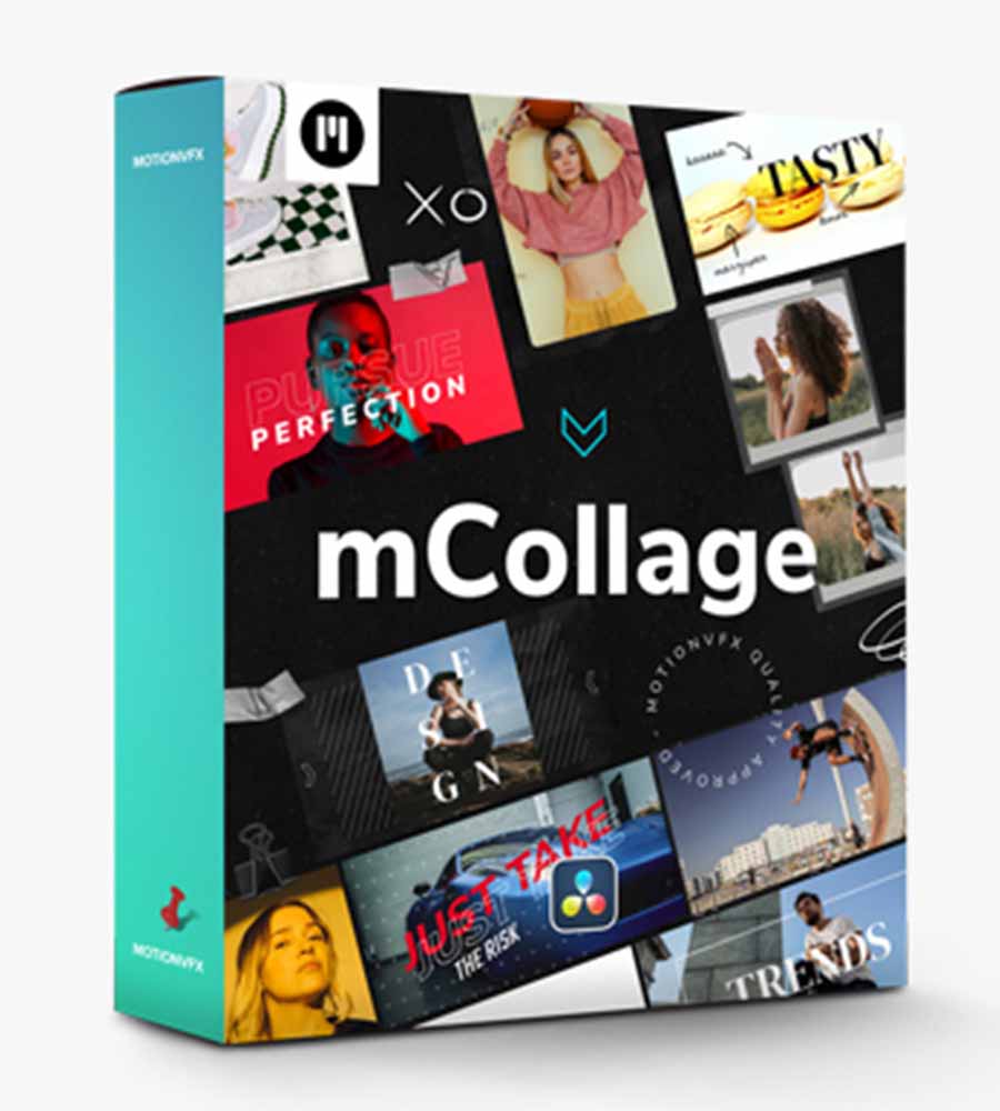 Motionvfx mCollage for Davinci Resolve
