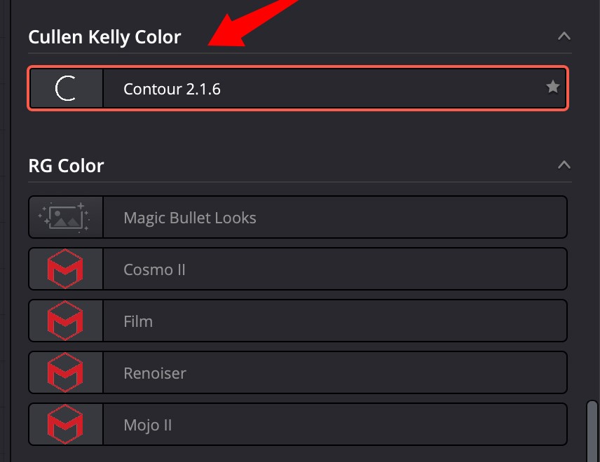 Procolorist Contour for DaVinci Resolve