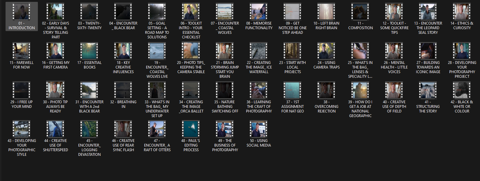 Paul Nicklen Masterclass by Masters of Photography Proof