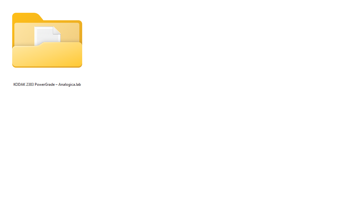 35MM KODAK 2383 PowerGrade by PowerGrade Proof