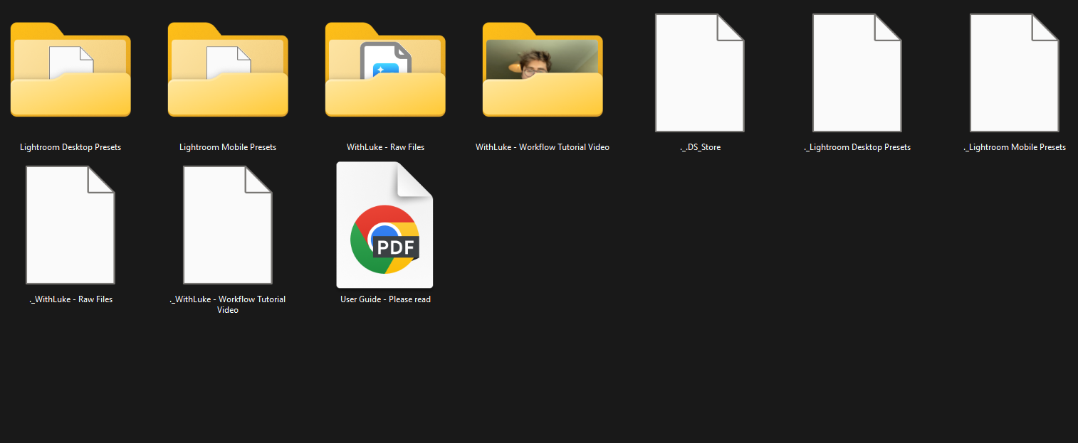 The Master Collection Presets by WithLuke Proof