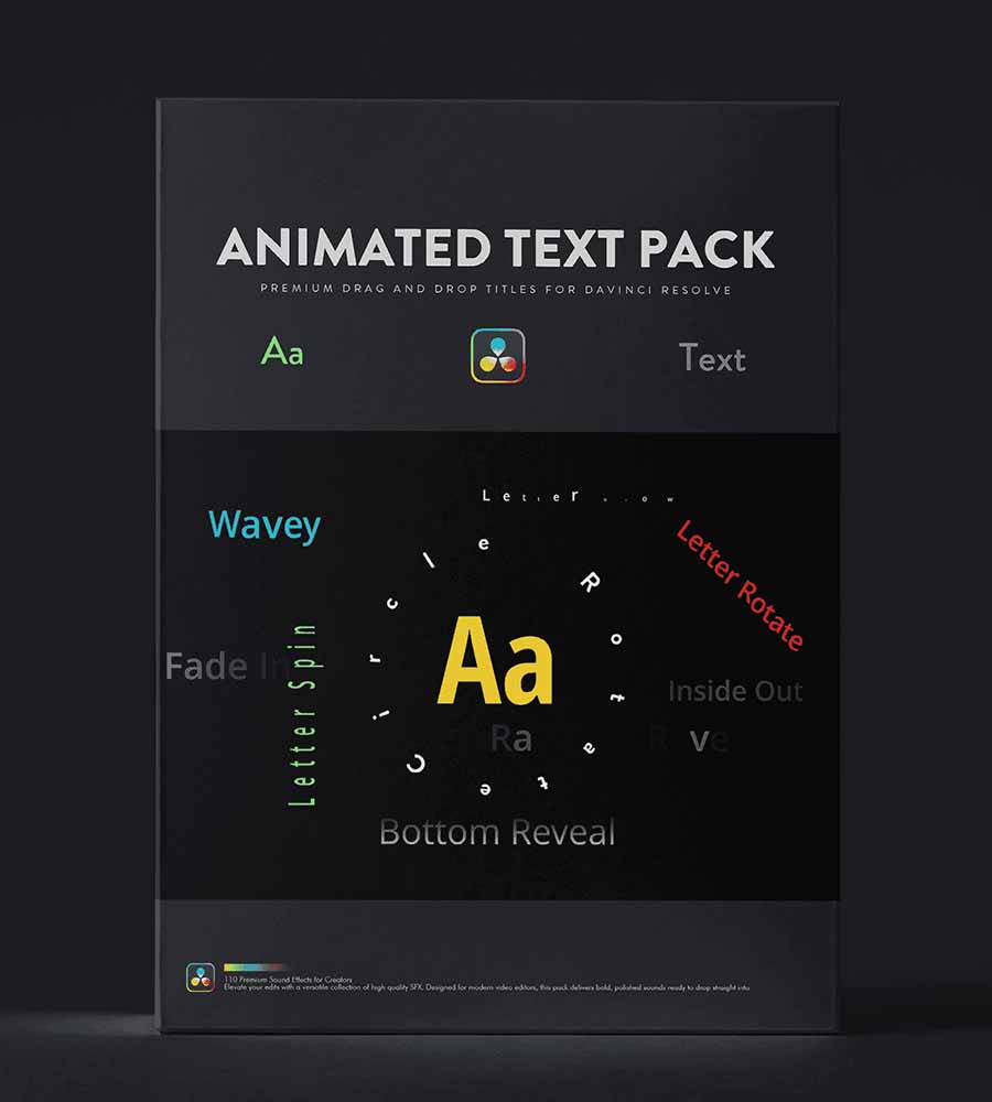 Animated Text Pack by resolvedtools
