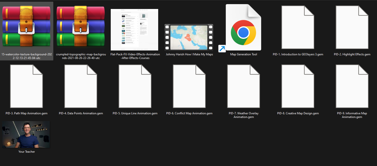 GEOlayers Mini Course by Flat Pack FX Proof