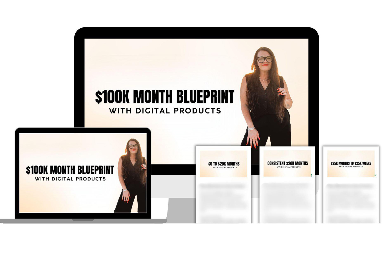 $100K Month Blueprint With Digital Products by Katie and Floyd