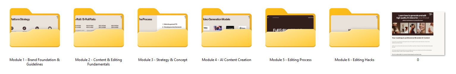 Branded AI Editing Course by Mobile Editing Club Proof