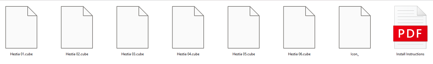 Hestia Luts by gamut Proof