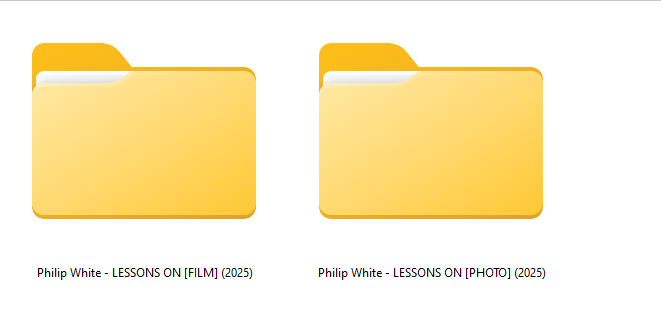 Lessons On Film And Photo Bundle By Philip White Proof