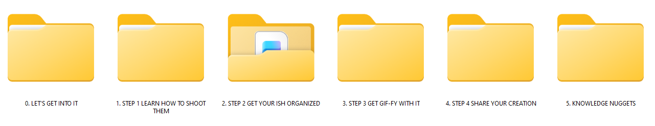 The art of gif making by Rosey Red Education Proof