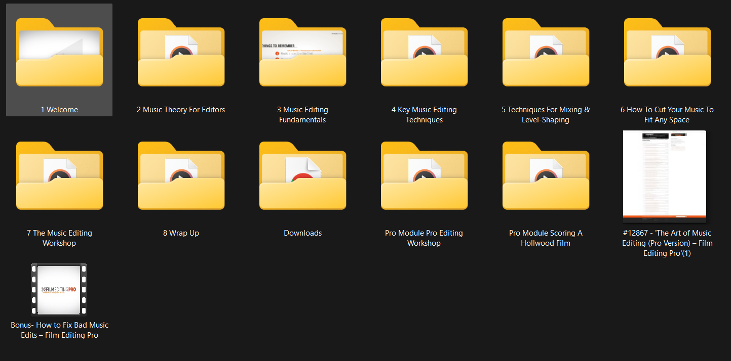 The Art of Music Editing by Film Editing Pro Proof