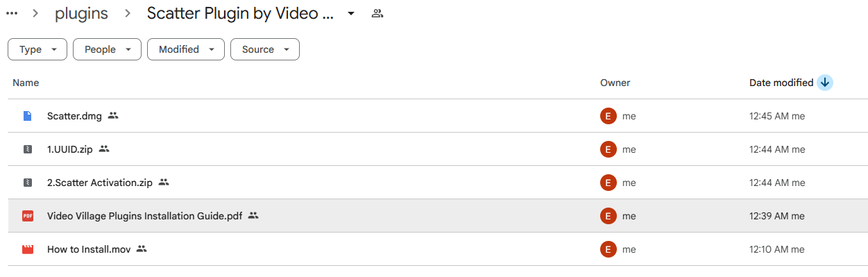 Scatter Plugin by Video village Proof