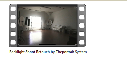 Backlight Shoot Retouch by Theportrait system Proof