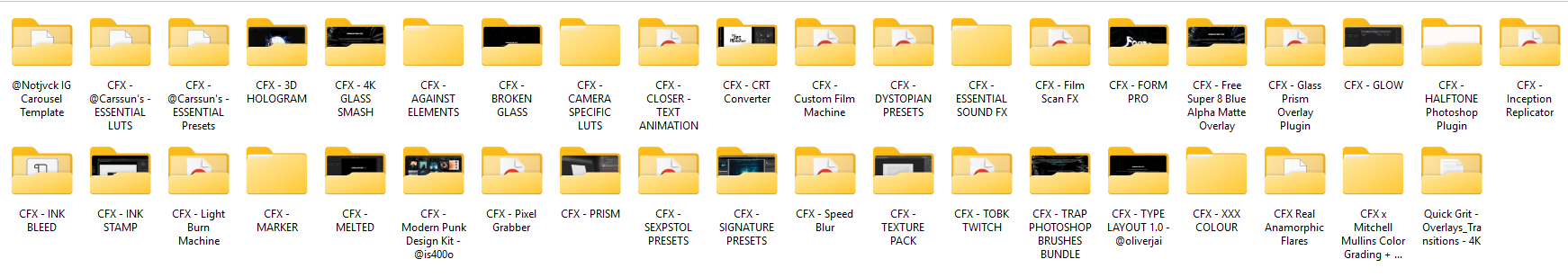 Complete Cfx Collection By Creator Fx Proof