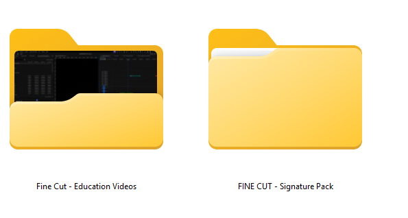 Fine Cut Signature Pack Bundle Proof