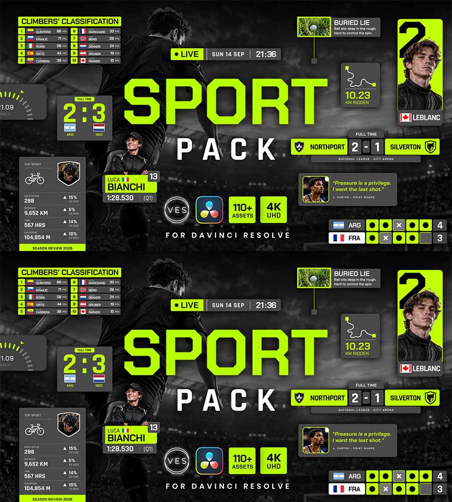 Sport Pack by video editor studio