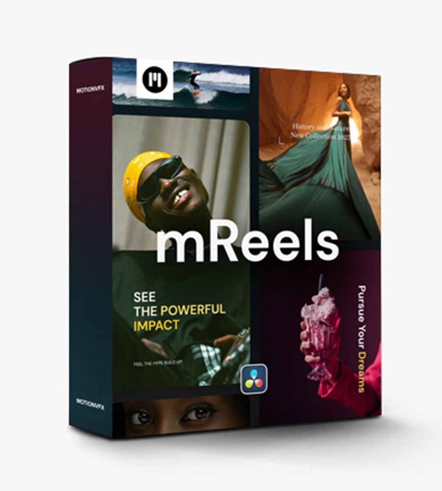 Motionvfx mReels for davinci resolve